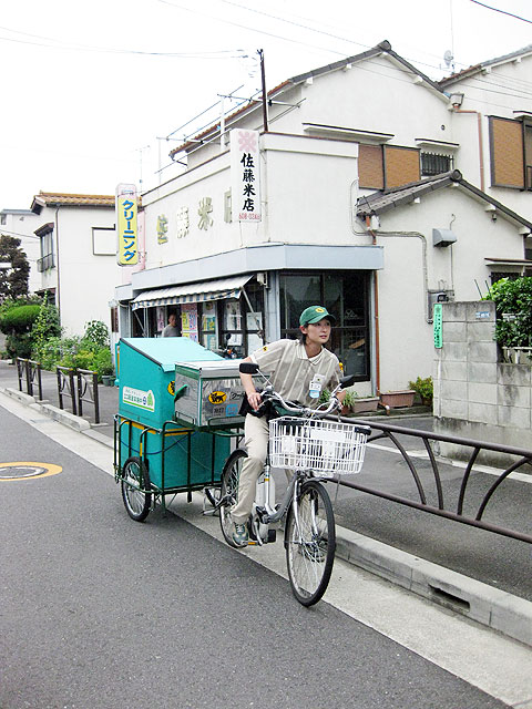 リヤカー付き電動自転車