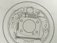 ドラムブレーキの構造